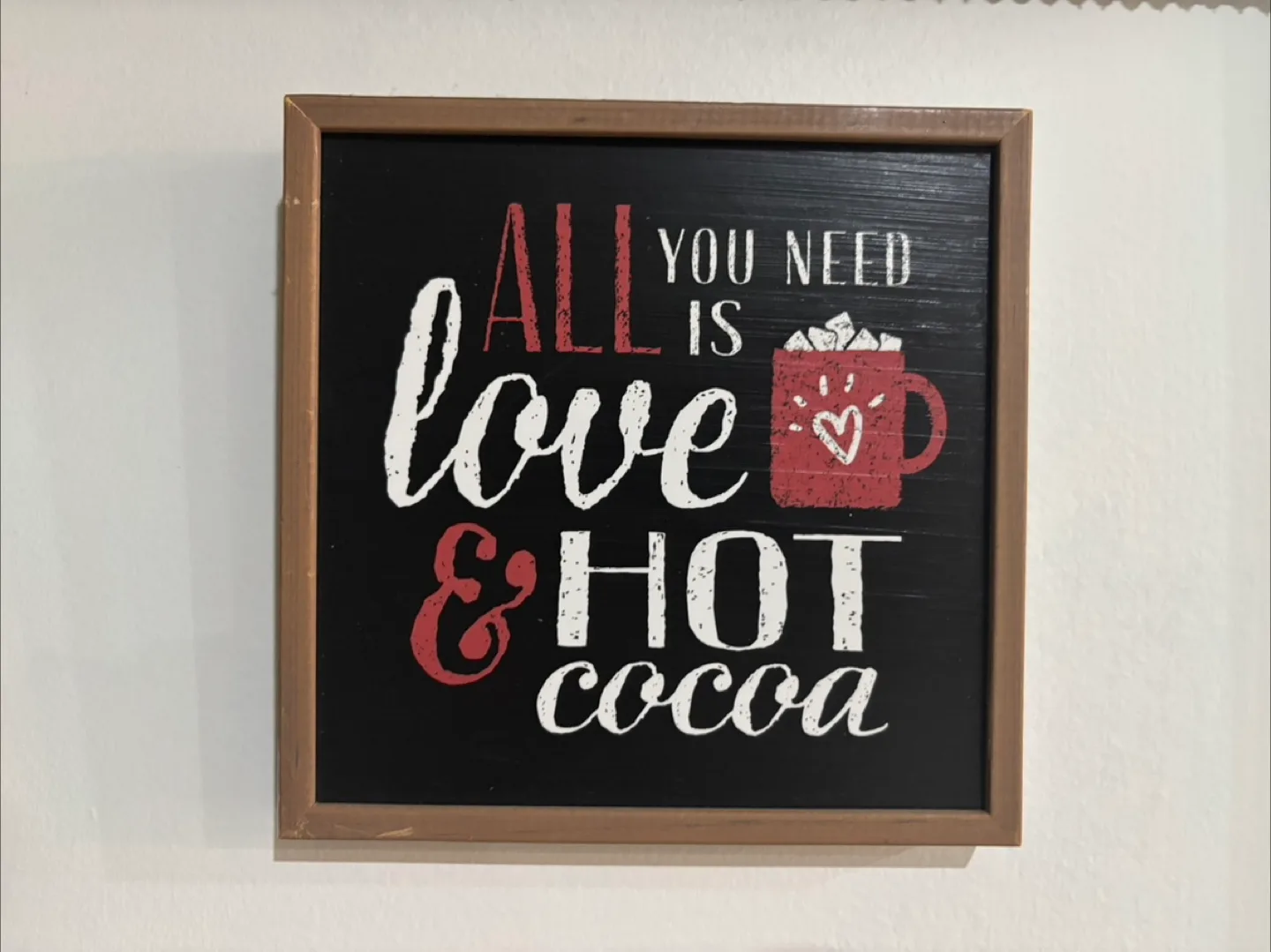 All You Need is Love & Hot Cocoa Wall Decor thumbnail