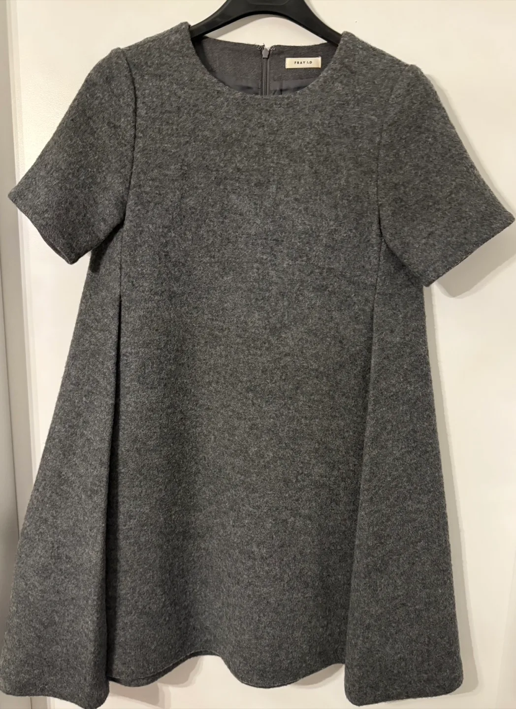FRAY I.D Grey Wool Dress thumbnail