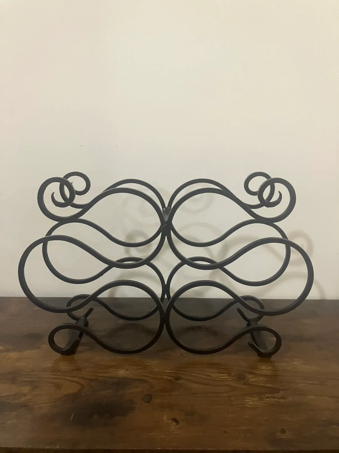 Metal Wine Rack - Black thumbnail