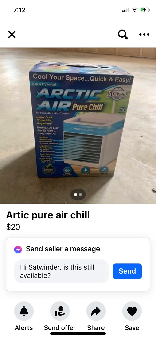🇨🇦 🍁 Arctic Air Pure Chill Personal Space Cooler image indicator(2)