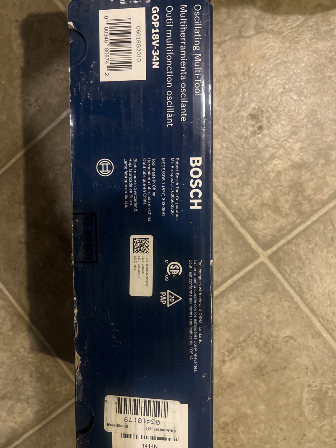 🇨🇦Bosch GOP18V-34N Oscillating Multi-Tool Kit - photo 2