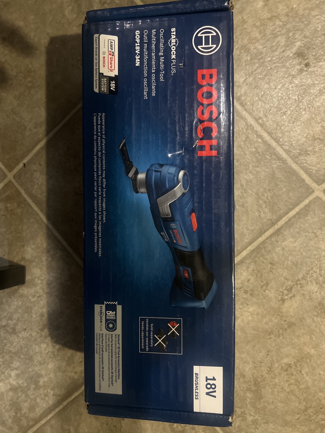 🇨🇦Bosch GOP18V-34N Oscillating Multi-Tool Kit