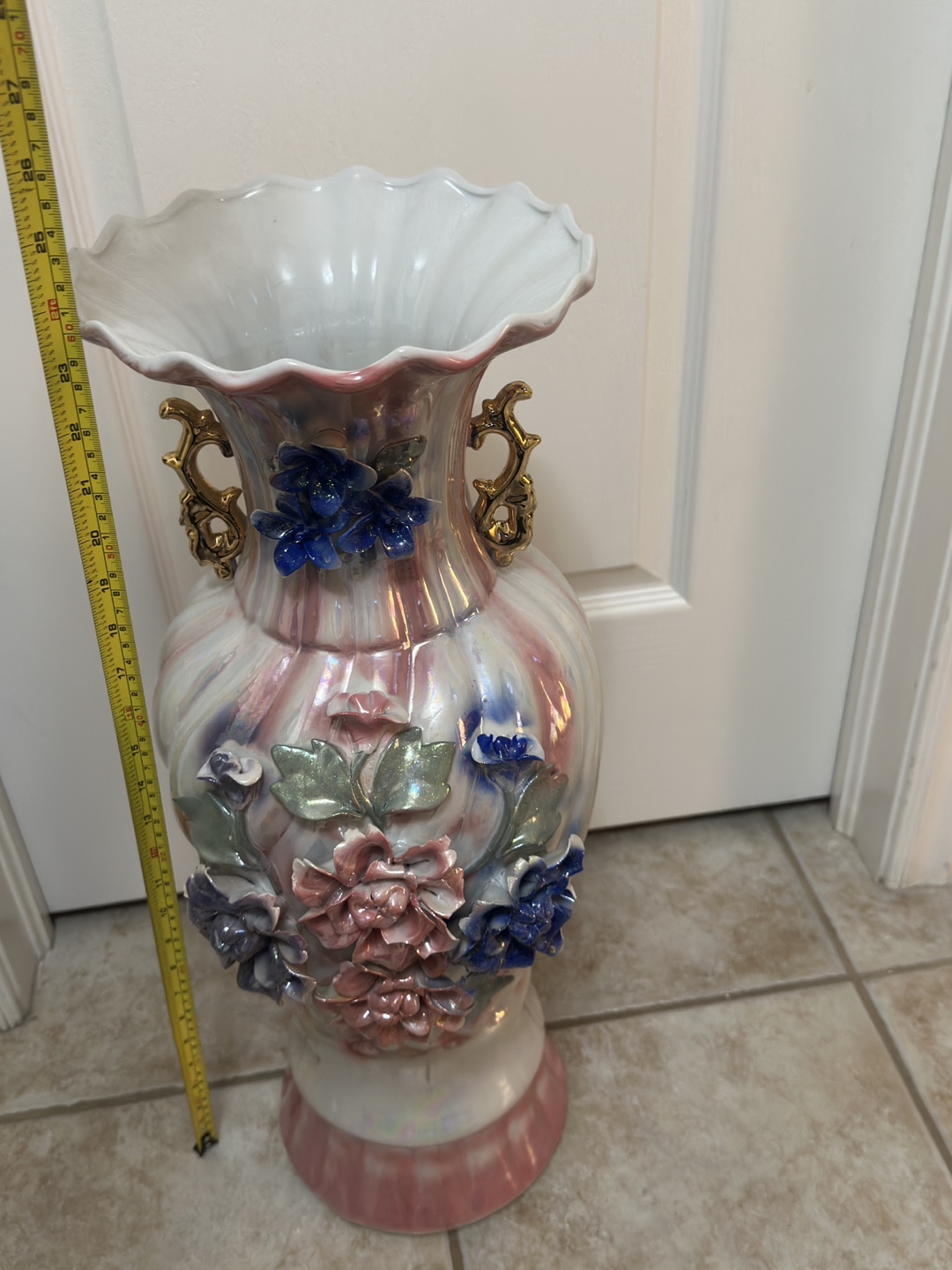 Ceramic Flower vase,dried decor flowers - photo 2