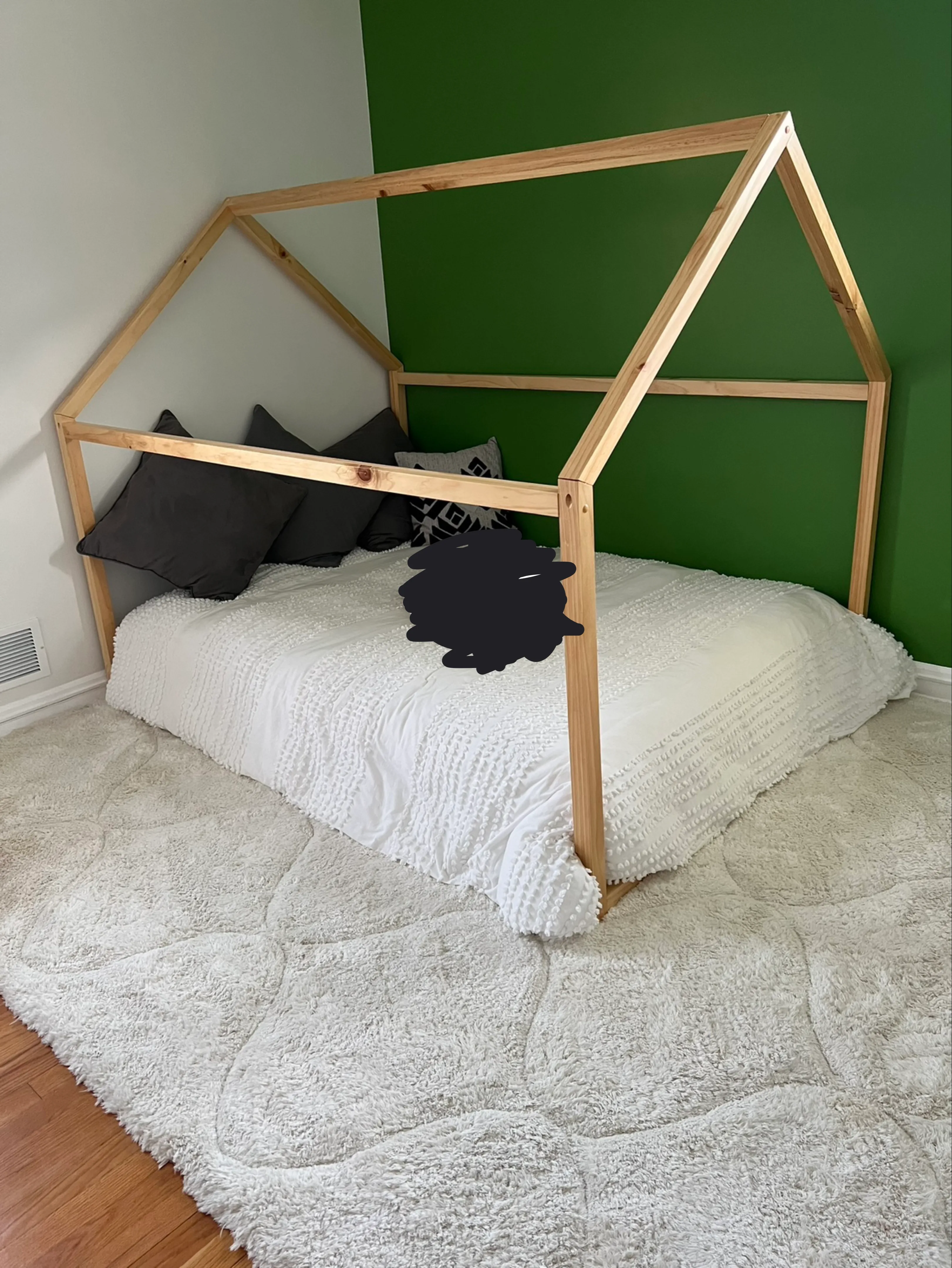 Wooden Montessori House Bed Frame thumbnail