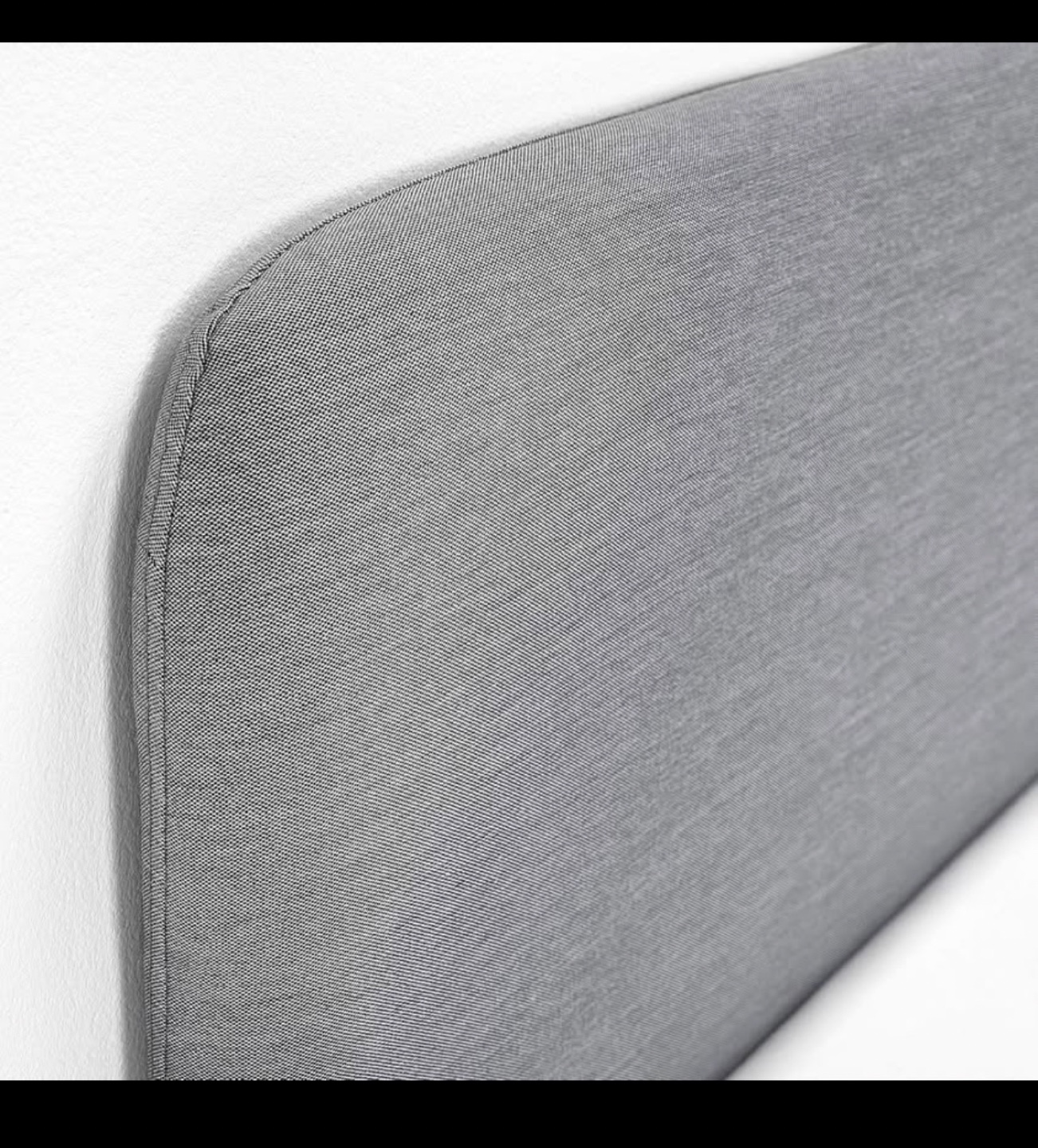 IKEA Gray Fabric Bed Frame, Queen Size - photo 4