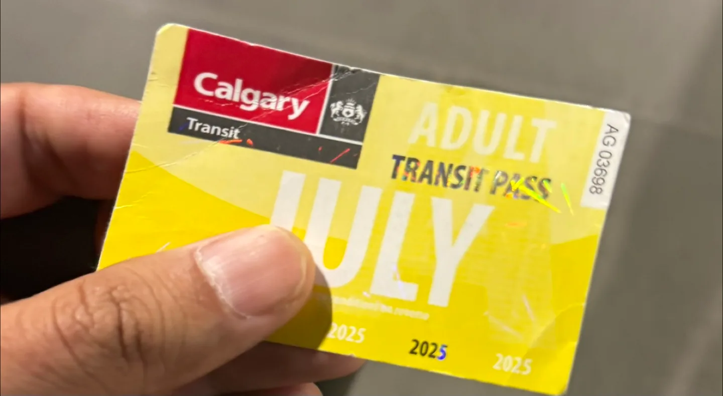 Calgary Transit Adult July Pass - Expiring 2025