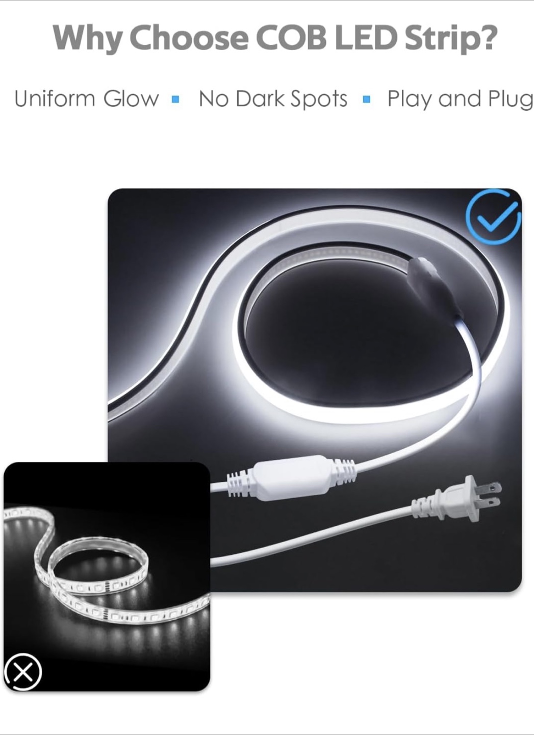 Samion 90M Outdoor COB LED Strip Lights - photo 4