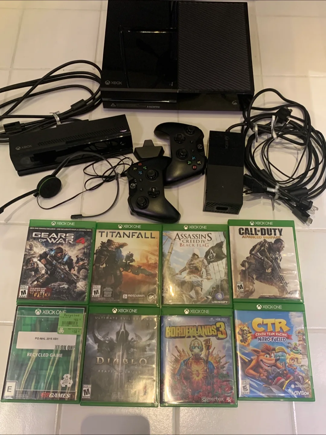 Xbox one and games thumbnail
