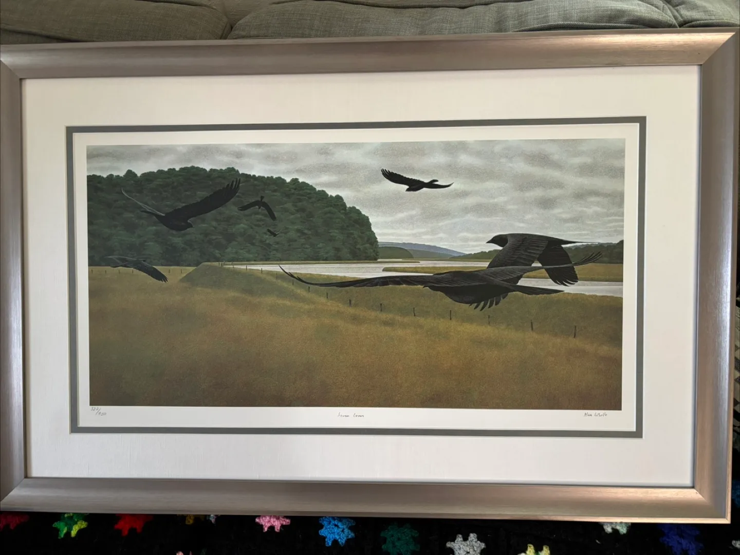 Alex Colville 'Seven Crows' Print 320/950 thumbnail