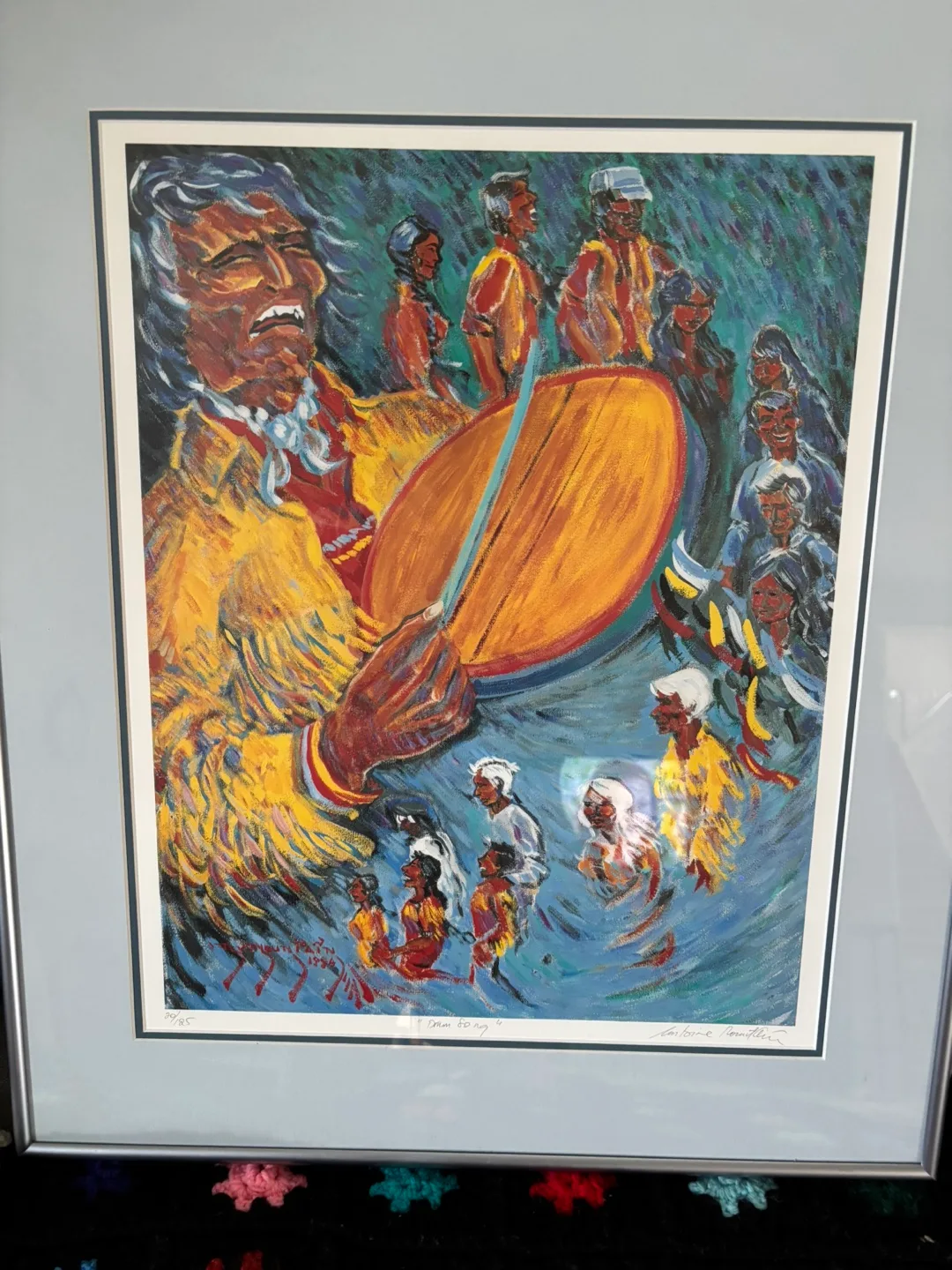 Antoine Mountain "Drum Song" Limited Edition Print thumbnail