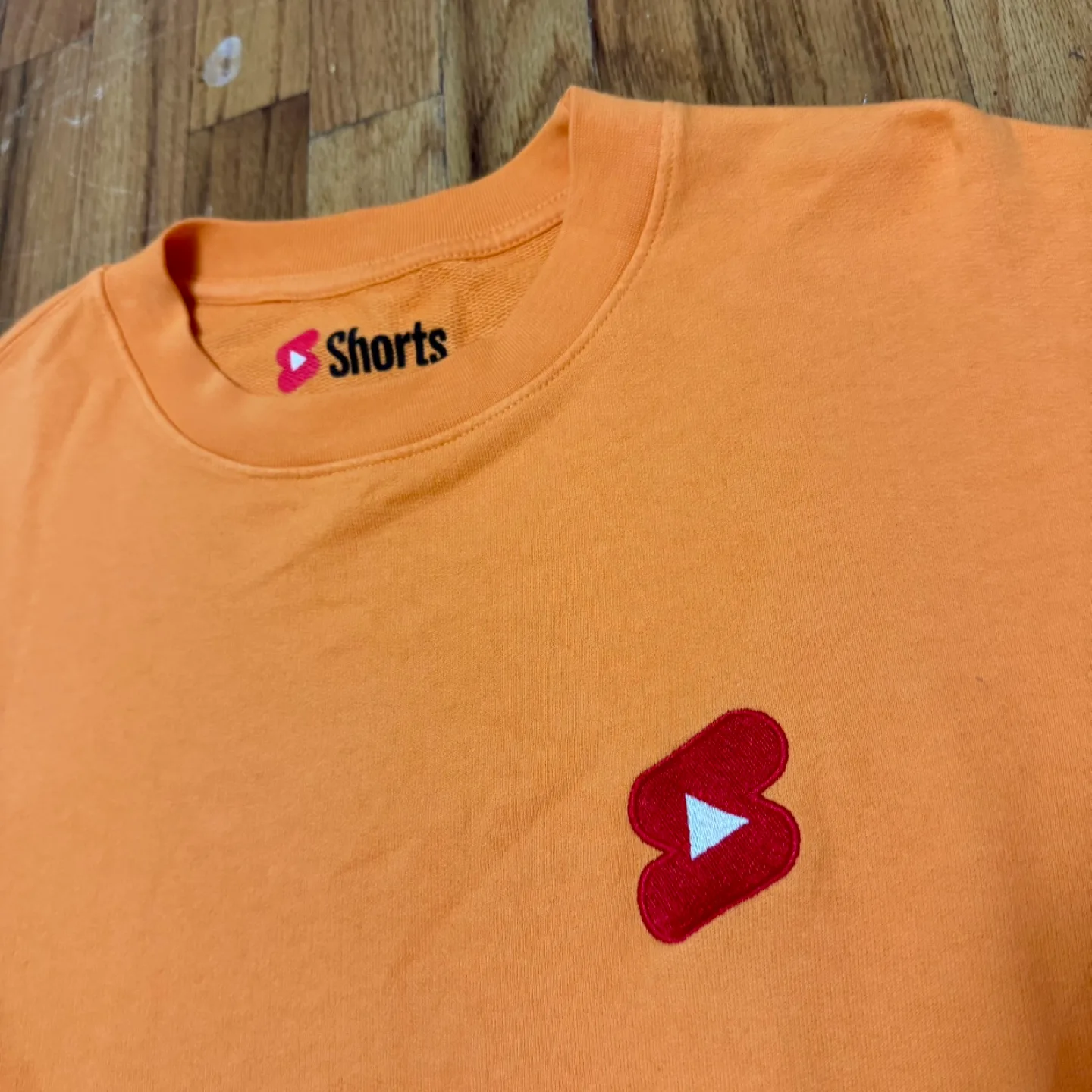 YouTube Shorts Orange Sweatshirt thumbnail