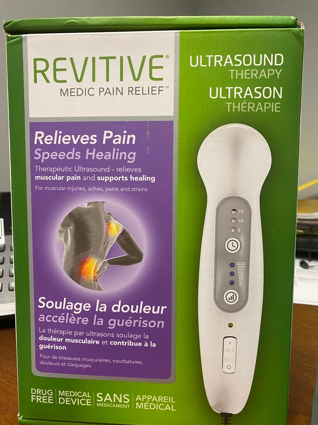 Revitive Medic Pain Relief Ultrasound Therapy