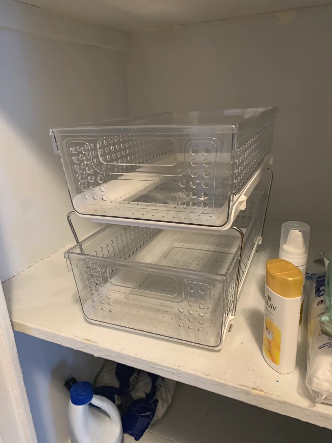 Clear Stackable Storage Bins thumbnail