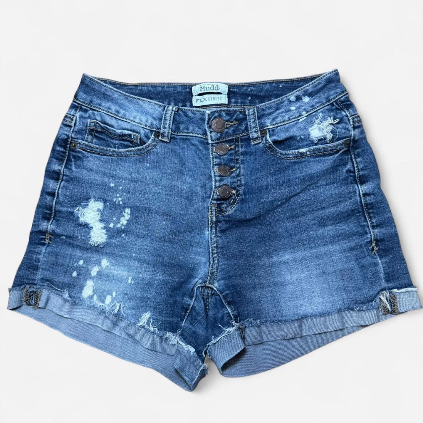 Mudd FLX Stretch Denim Shorts Size 3 thumbnail