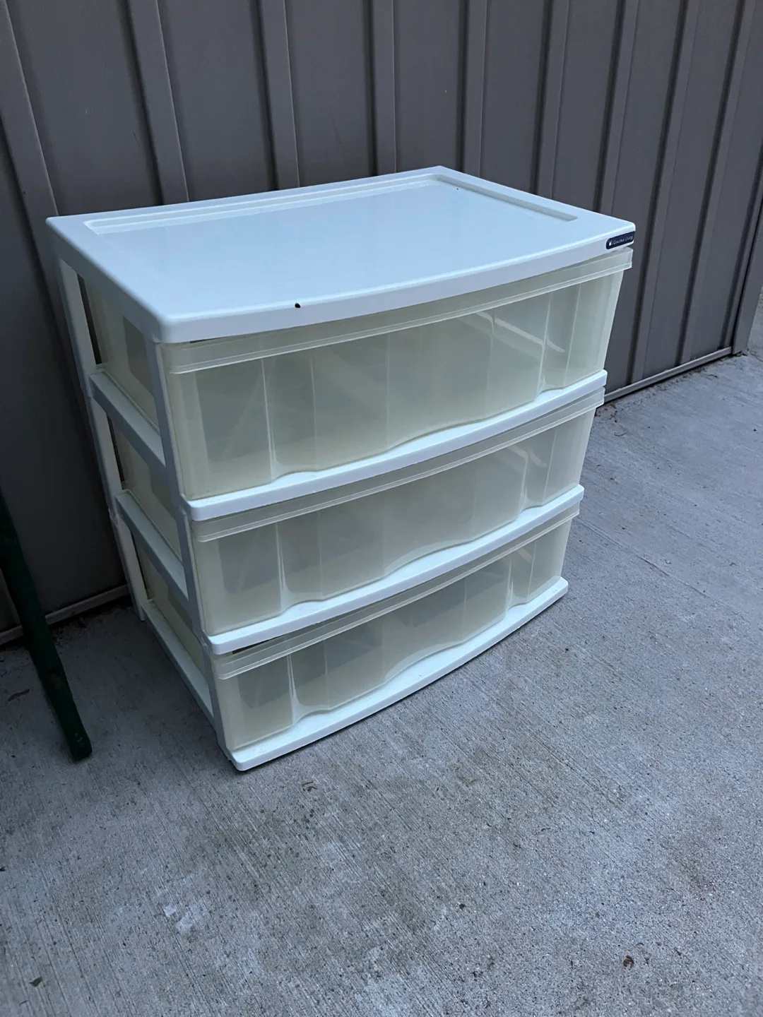 Large plastic tote with filing case thumbnail