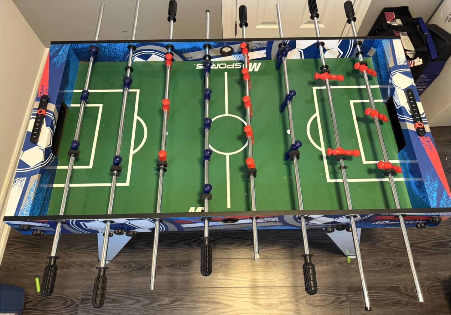 MD Sports Foosball Table 46” x 24” (42”) - Great Condition! - photo 2