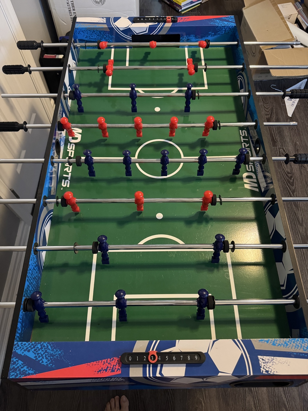 MD Sports Foosball Table 46” x 24” (42”) - Great Condition! - photo 4