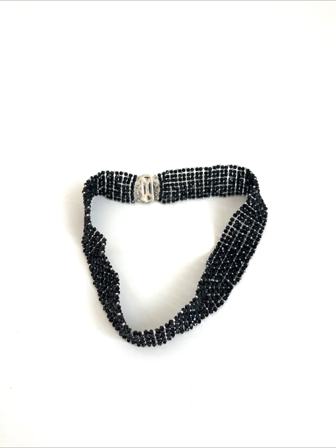 Black Rhinestone Choker Necklace thumbnail
