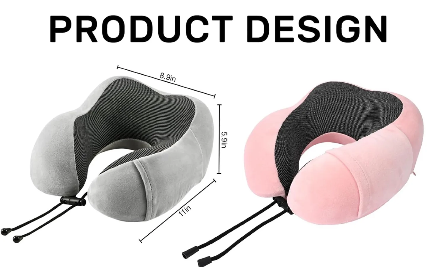 Unopened Grey Travel Pillow thumbnail