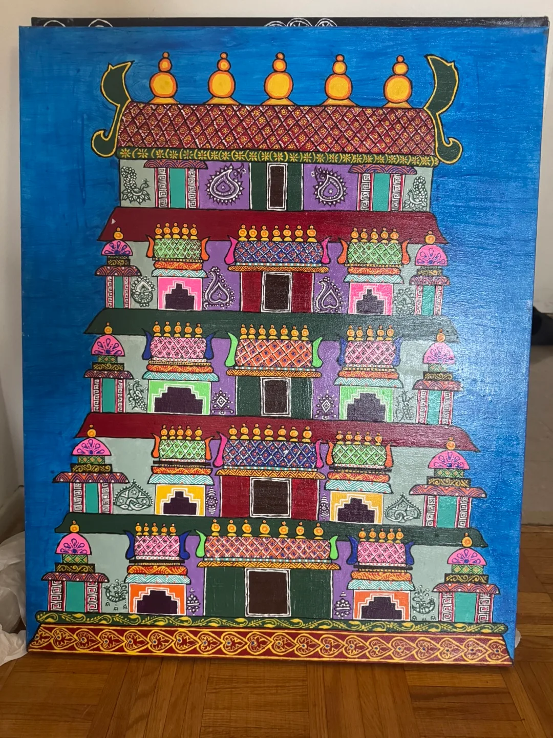 Hand-painted Temple Art thumbnail