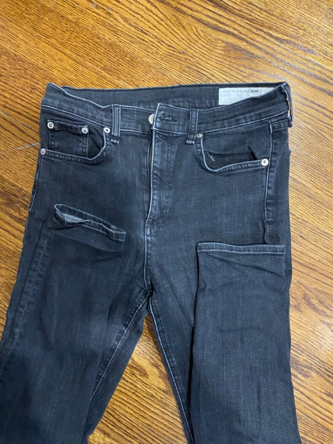 Rag & Bone Black Denim Jeans image indicator(2)