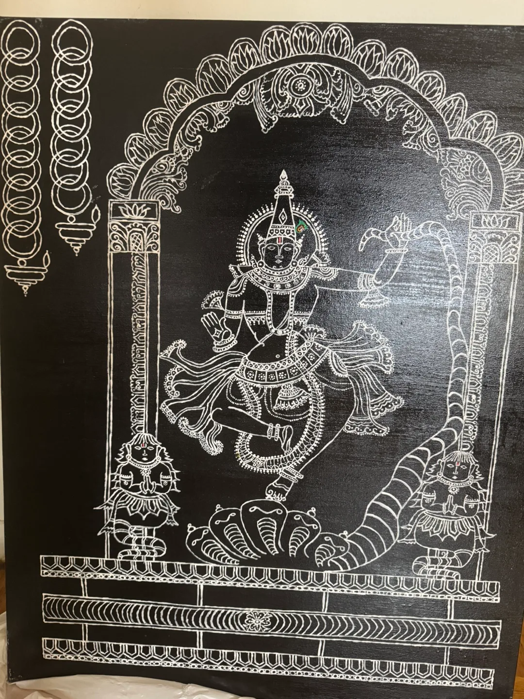 Hand-Painted Hindu Deity Art thumbnail
