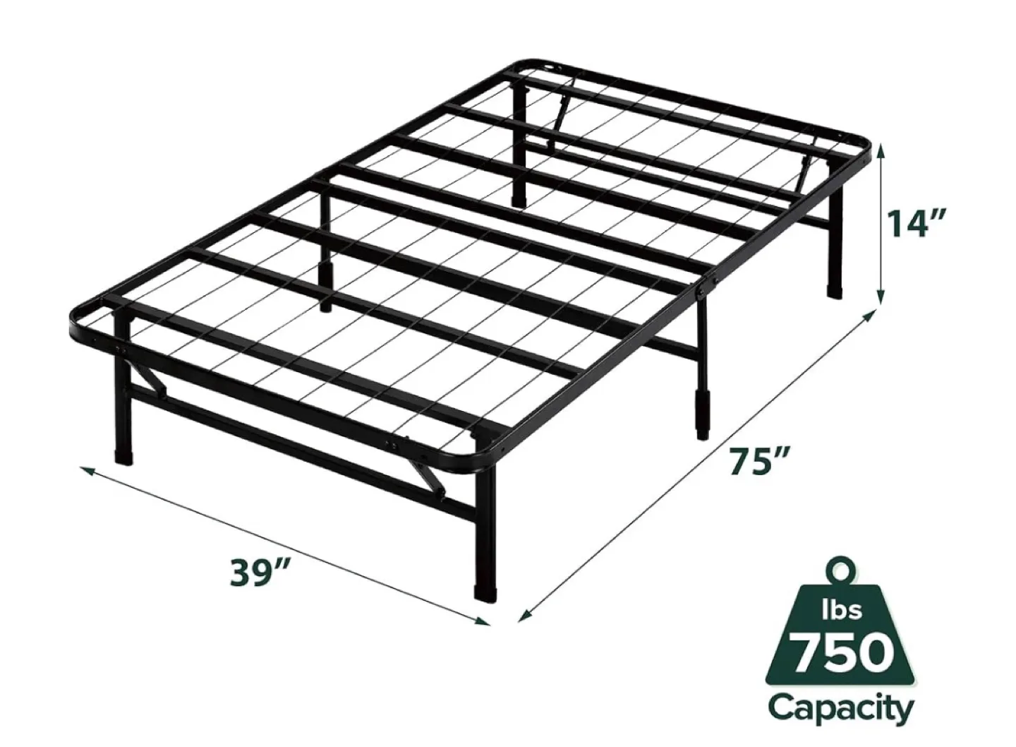 Foldable Portable Bed Frame thumbnail