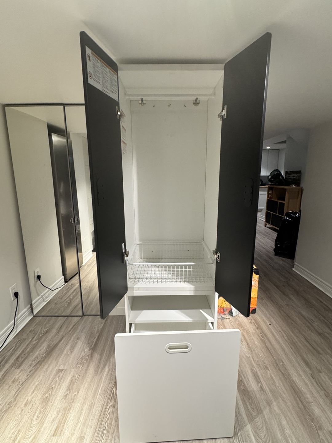 IKEA STUVA Wardrobe Combination - Black/White - photo 2