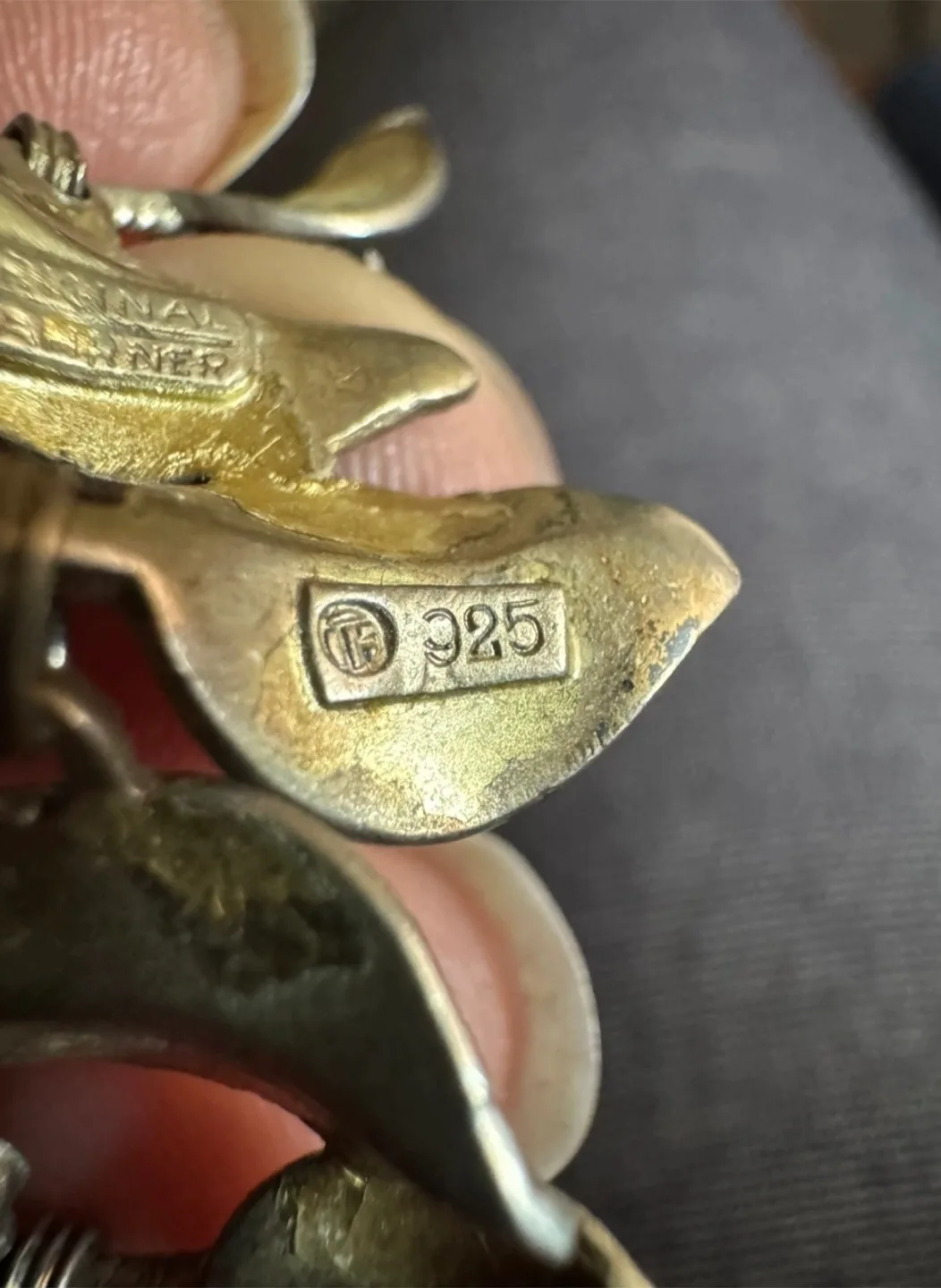 🇨🇦🍁Vintage Nina Ferrer 925 Silver Necklace image indicator(5)