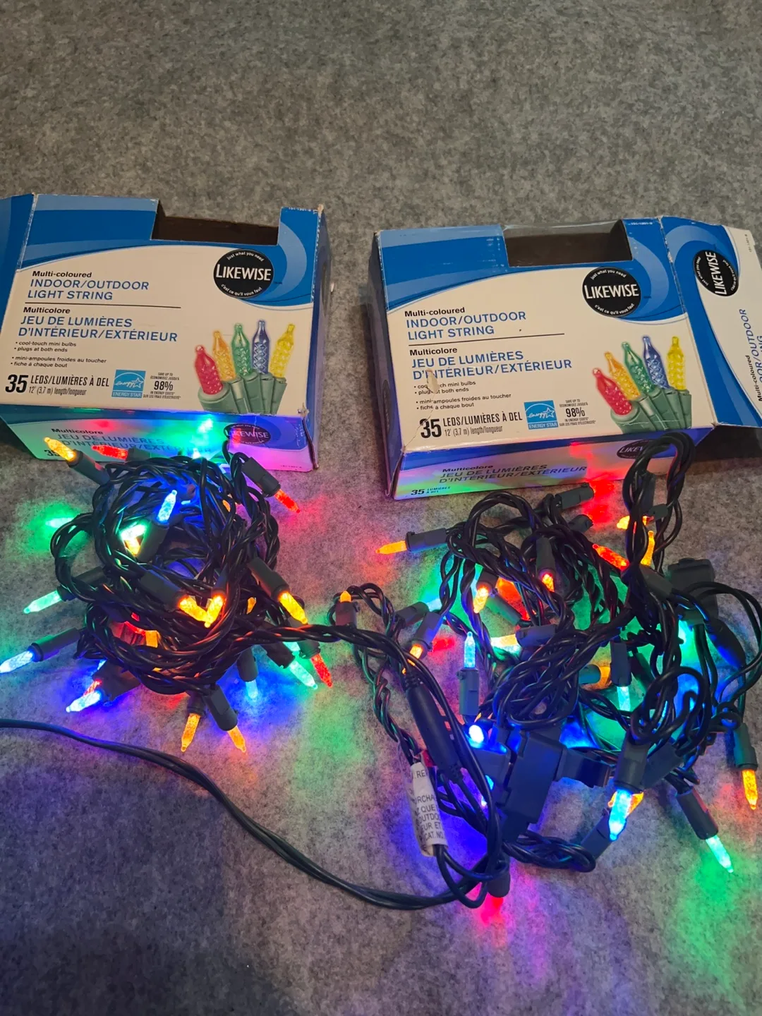 LikeWise Multicolor Indoor/Outdoor Light String - 35 LEDs thumbnail