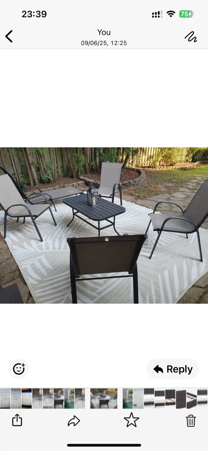 Outdoor Four Chairs image indicator(2)