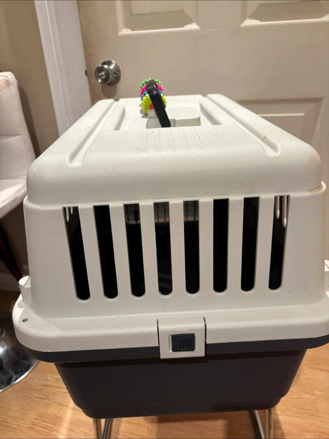 Pet Carrier - Grey and White thumbnail
