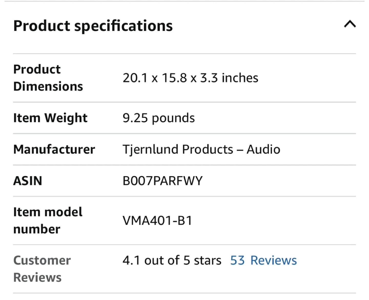 Sanus Small Single Shelf Black image indicator(5)