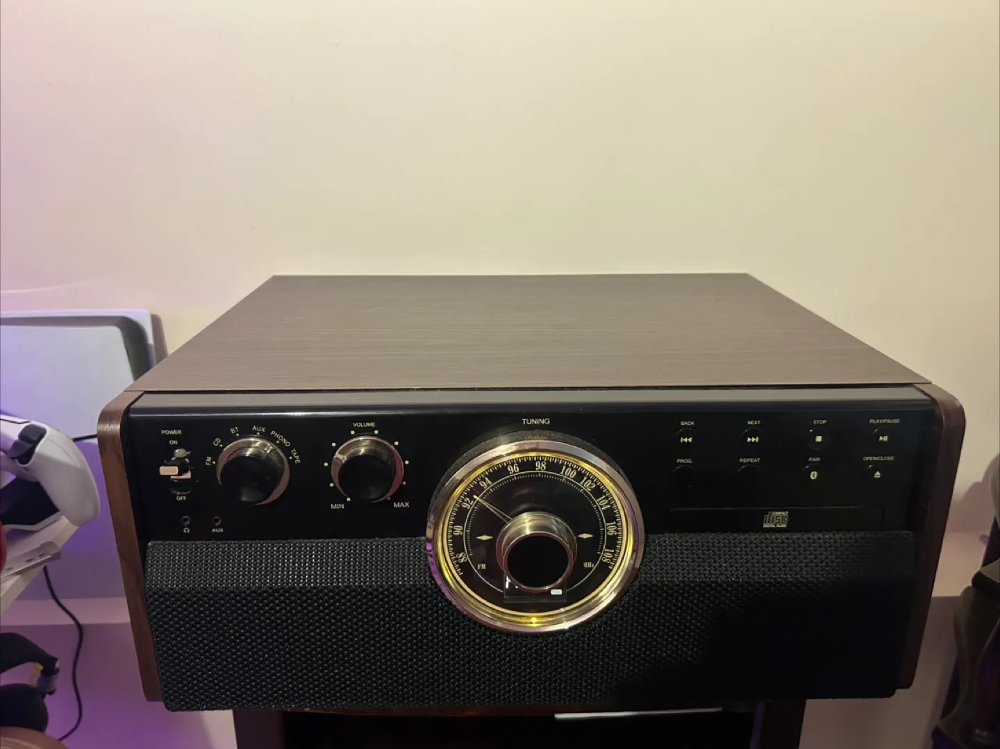 Victrola 7-in-1 Wood Record Player thumbnail