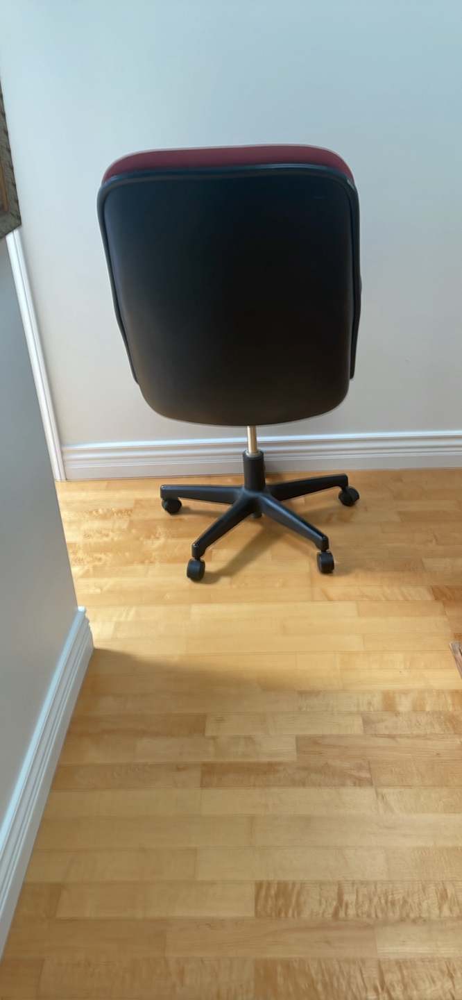 Burgundy Office Chair - photo 3