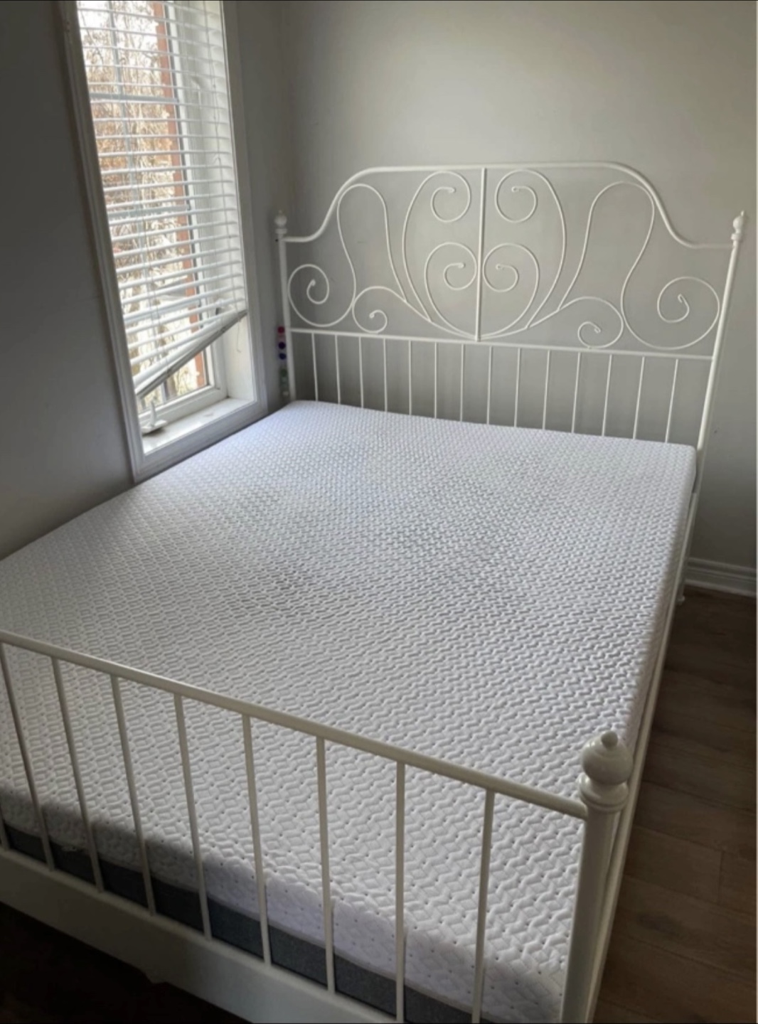 Queen size White Bed Frame