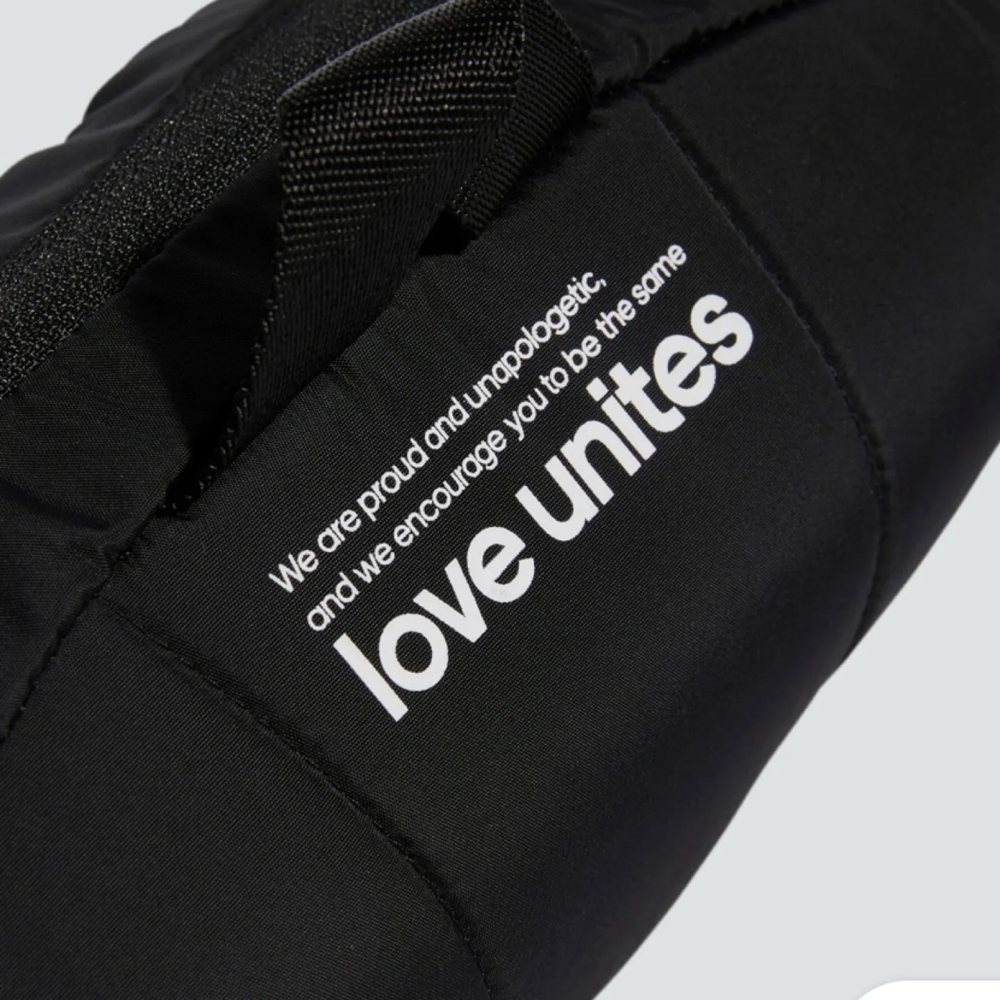 Adidas Love Unites Black Belt Bag image indicator(4)