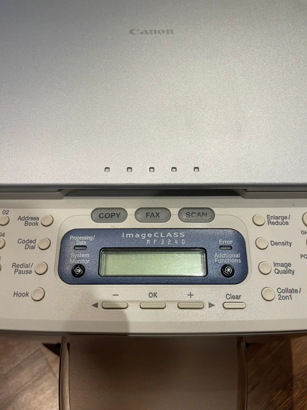 Canon imageCLASS MF3240 Laser Printer F189402 image indicator(3)