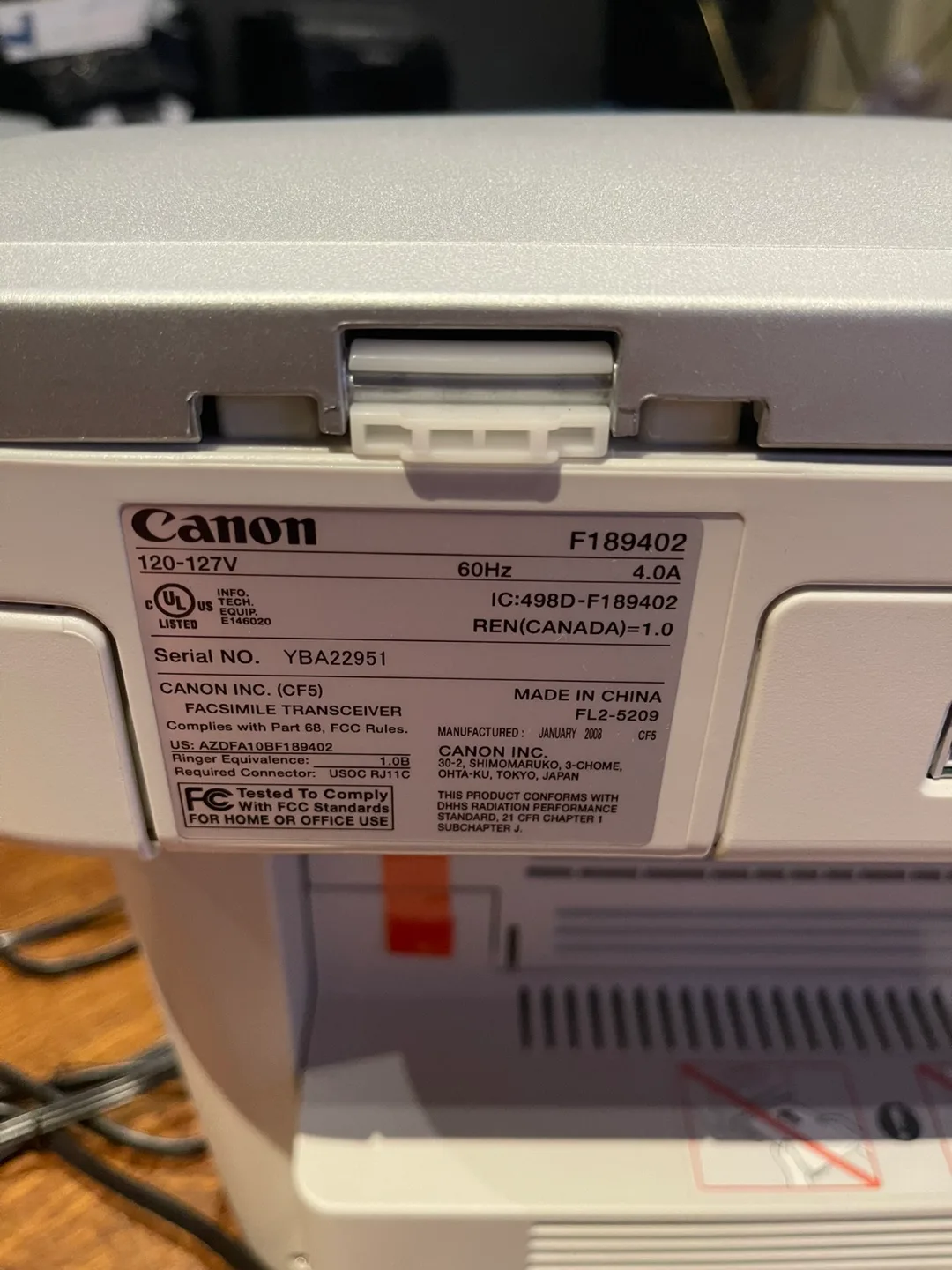 Canon imageCLASS MF3240 Laser Printer F189402 image indicator(5)