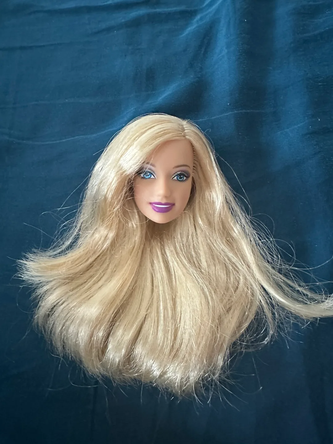 Blonde Barbie Doll Head for customization thumbnail