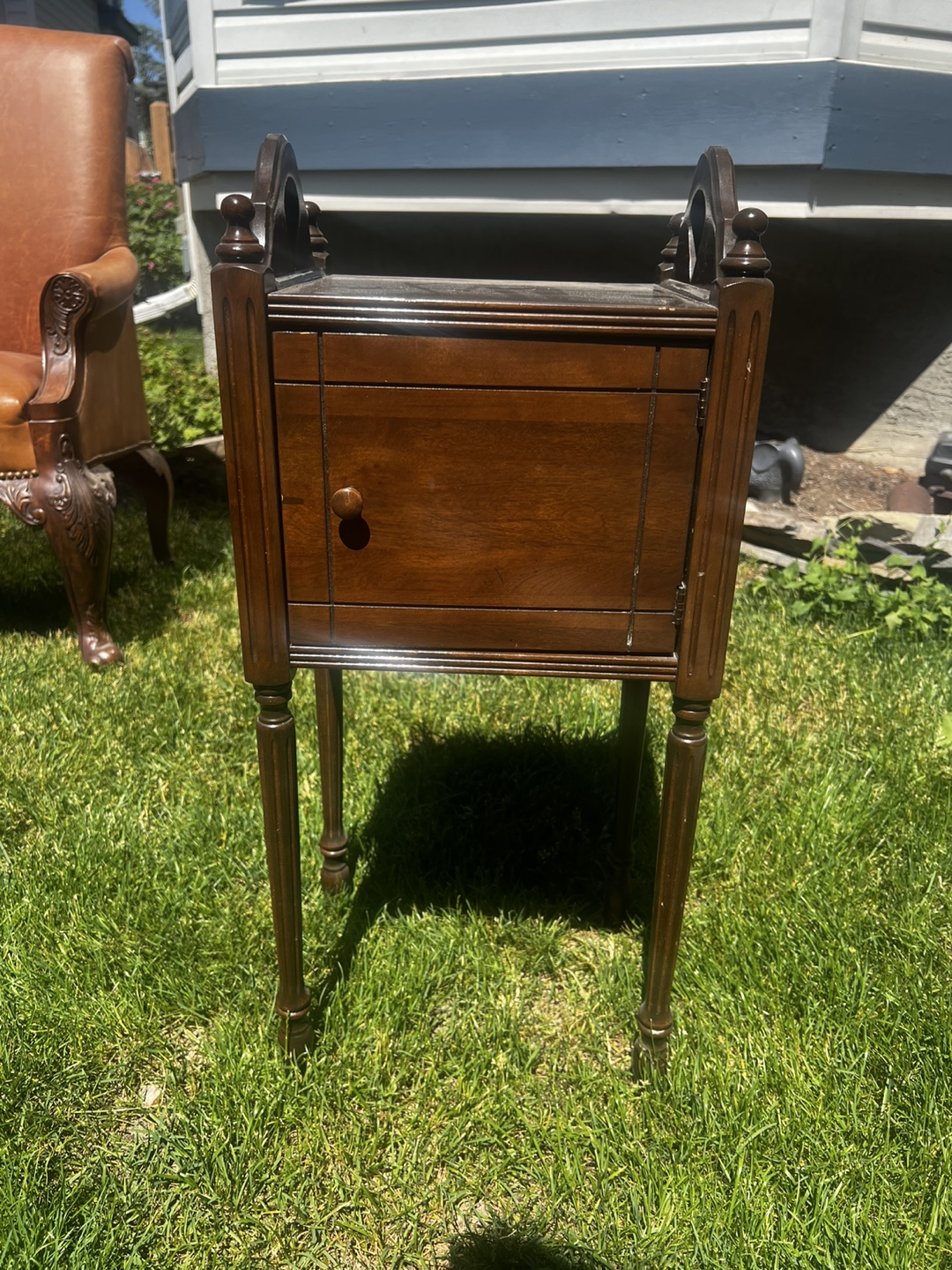 Vintage Wooden Bedside Table