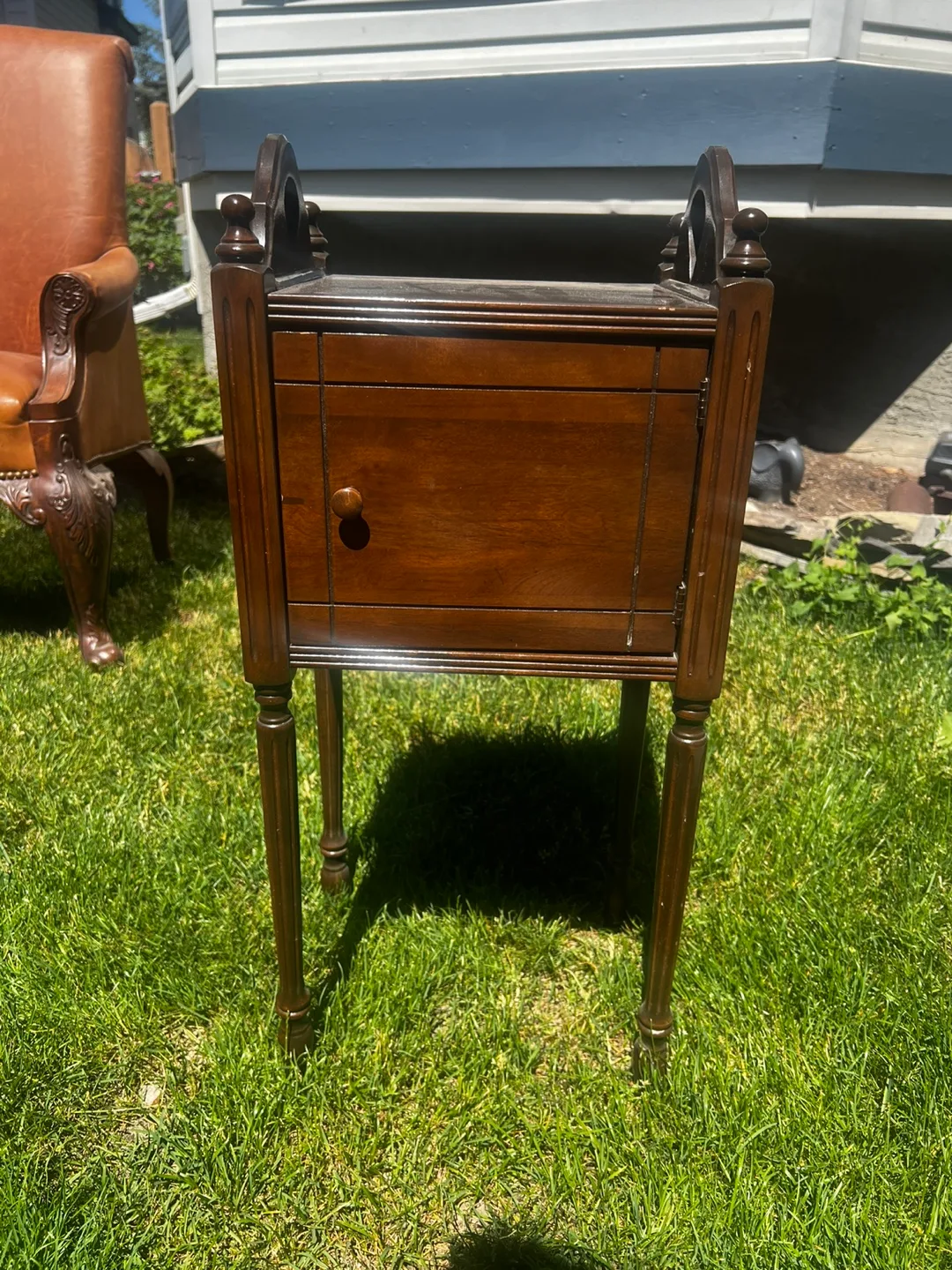 Vintage Wooden Bedside Table thumbnail