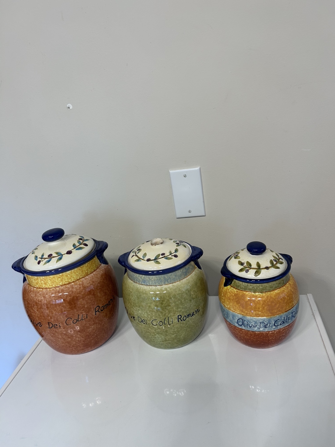 Olive Dei Colli Romani Canister Set - photo 2
