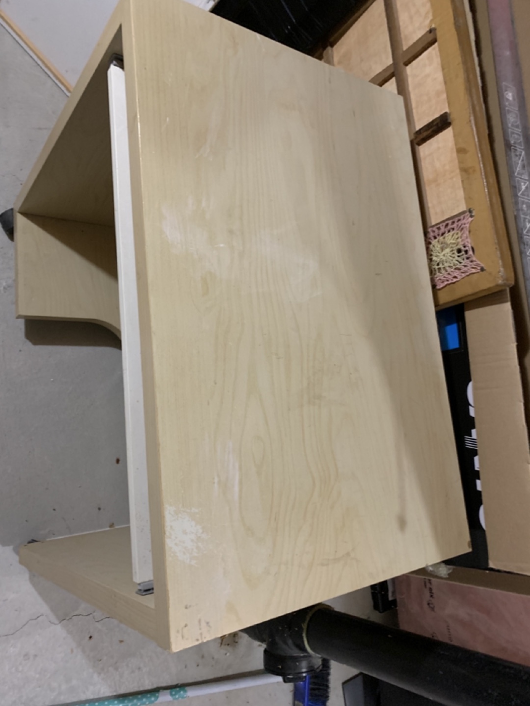 Small Wooden Cabinet with tray