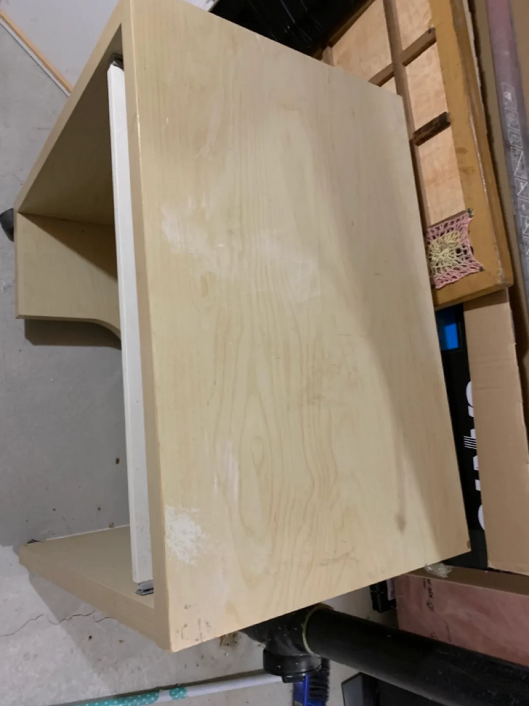 Small Wooden Cabinet with tray thumbnail