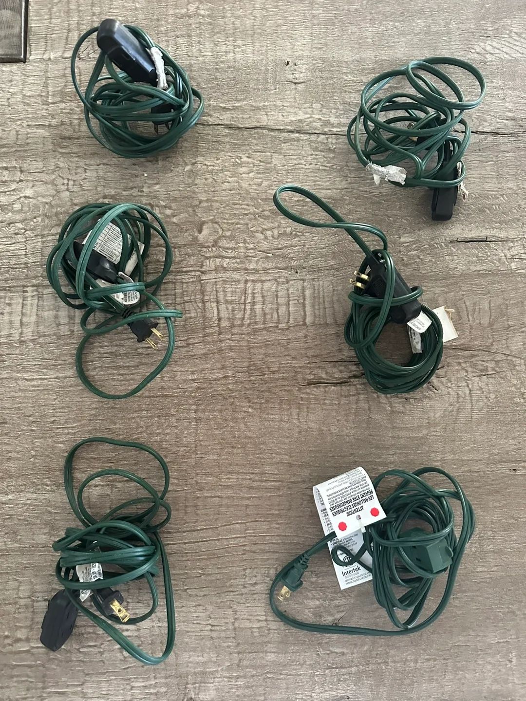 6X 10 foot extension cords $40 for all thumbnail