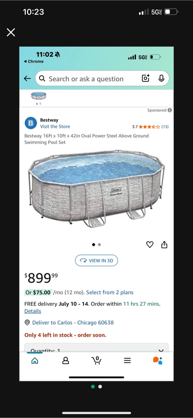 Swimming pool New !! OBO