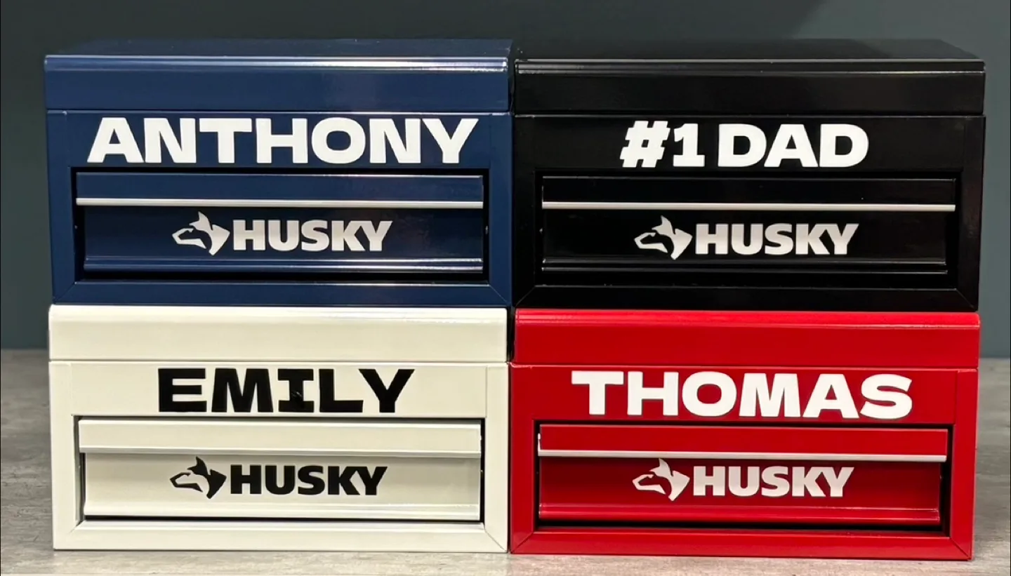 Husky Personalized Mini Tool Chest thumbnail
