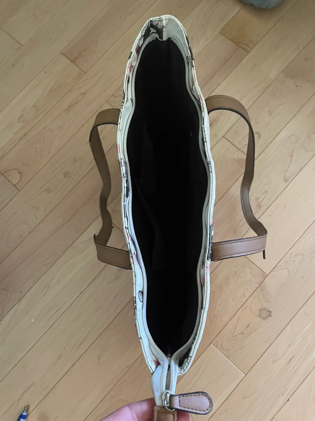 Butterfly Print Tote Bag image indicator(2)