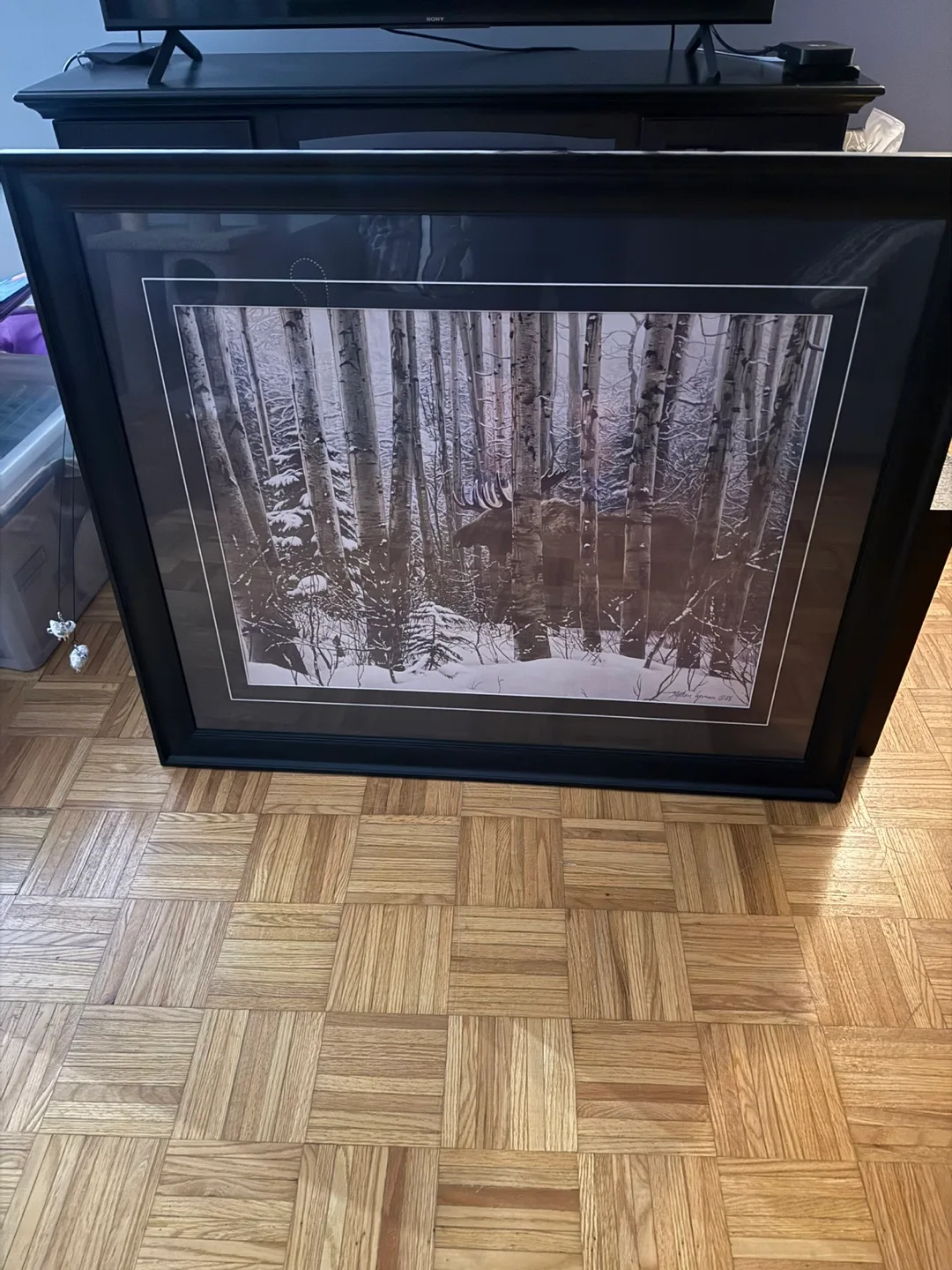 Framed Print of Winter Scene thumbnail
